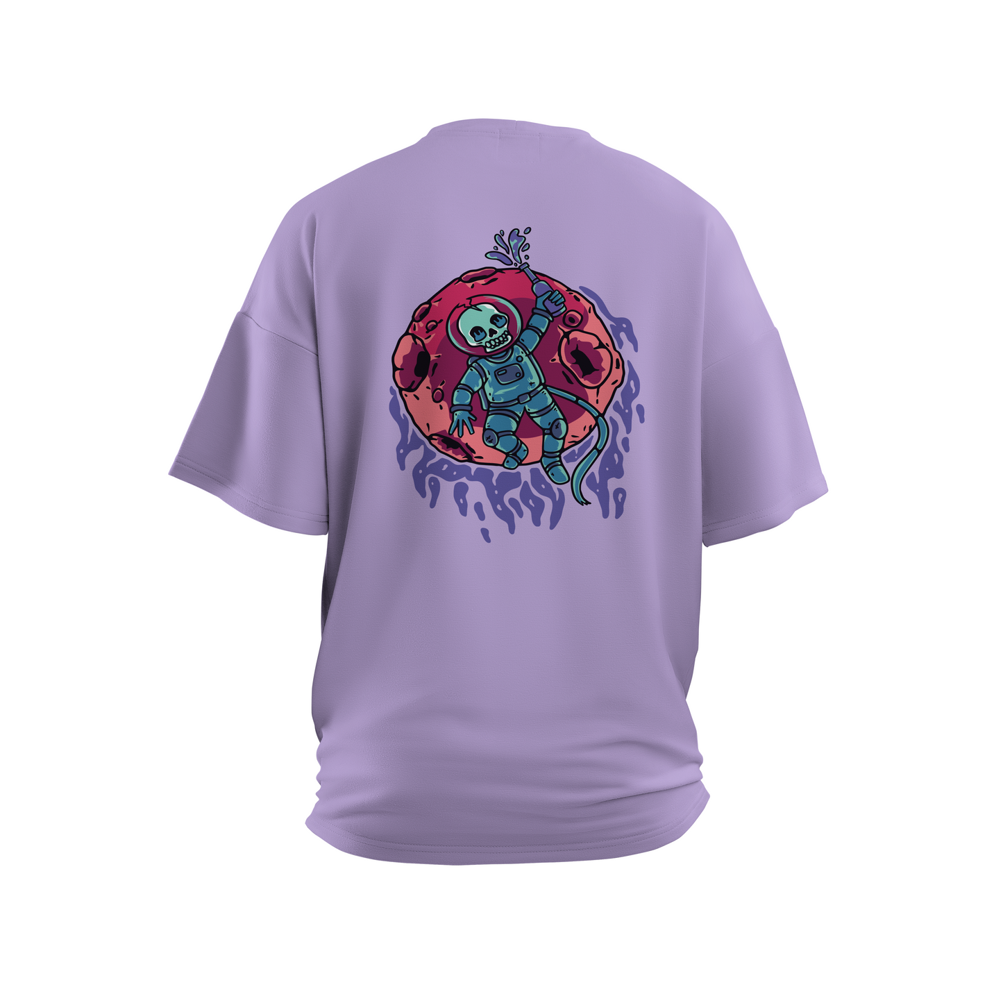 Cosmic Skull Voyager Oversized Tee